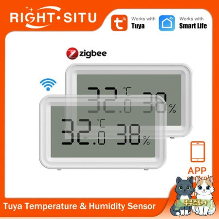 [해외]Tuya Zigbee WiFi 온도 및 센서 앱 원격 제어 SmartLife는 Yandex Alexa와 함께 작동합니다.