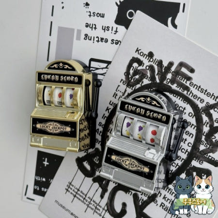 [해외]미니 장난감 과일 슬롯 머신 냉장고 자석 마이크로 세계 장식 라운드 디자인 홈 가든 액세서리