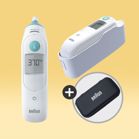 (3일 파우치 이벤트)브라운체온계 6030 신생아 아기 체온계 필터 21개 IRT-6030