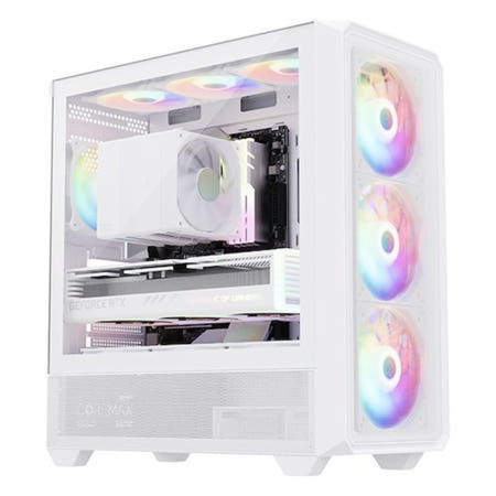 앱코 G31 오메가포스 세븐팬 (화이트) /PC케이스/미들타워