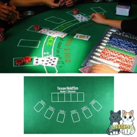 [해외]OOTDTY 90x0cm TX Hold'em 식탁보 플란넬 21 점 주사위 테이블 매트 카지노 가족 파티 포커 게임 엔터테인먼트 완구