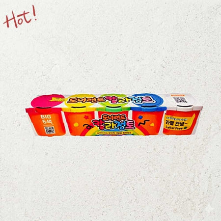도너랜드 빅 칼라점토 5색 120g×5 10개입 갑 찰흙 놀이 미술 교구