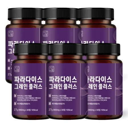 20배농축 파라다이스 그레인 플러스 6파라돌 효능 30정, 6개