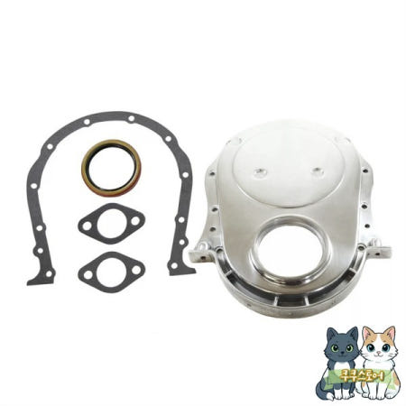 [해외]Chevy Big Block 39-454 V8 엔진 타이밍 체인 커버 세트-454-502