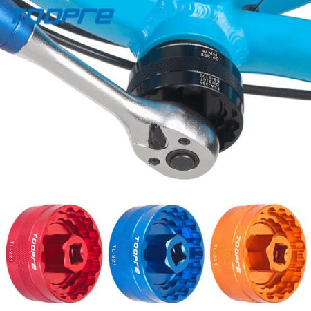 TOOPRE 5 in 1 하단 브래킷 도구 TL fc24 fc25 DUB BBR60 BB93 메가 EVO BB52 BSA30 BB386 설치 도구 리무버 수리 키 컵