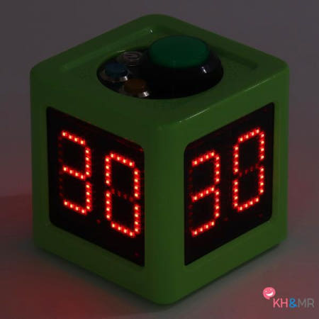 [해외]큐브 타이머 1.4 인치 면 디지털 샷 카운트 다운 스톱워치 포커 카지노