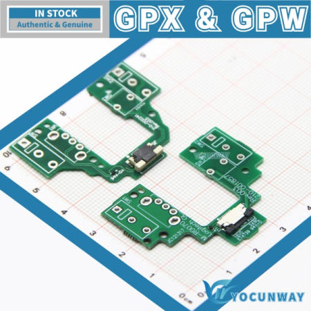 GPW 용접 무료 슈퍼라이트 액세서리 어셈블리용 새로운 마우스 PCB(마이크로 스위치 포함)