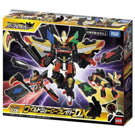 [해외]토미카 잡레이버 TJBDX 와일드 조커 브레이버 DX 세트 검은색