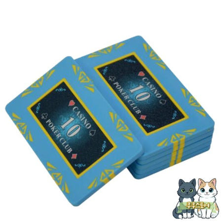 [해외]10PCS 카지노 스퀘어 클레이 포커 칩 텍사스 홀덤 금속 동전 다이아몬드 세트 내부 철 30g 블랙 잭