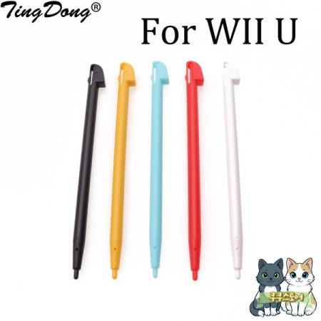 [해외]TingDong1PCS WIIU 슬롯  모바일 터치 펜 스크린 연필 Nintend Wii U 게임 콘솔 하드 플라스틱 스타일러스
