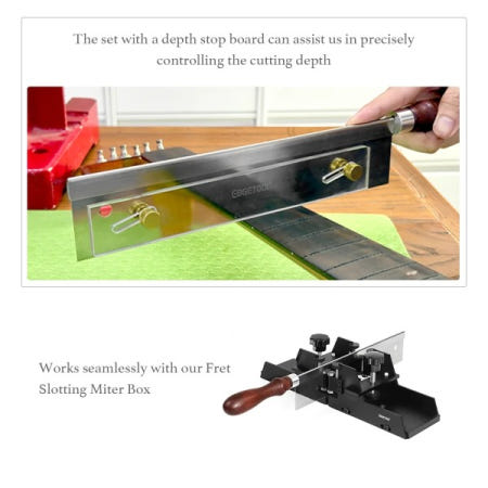 [해외]기타 프렛 톱 어쿠스틱 일렉트릭 슬롯 0.55mm 블레이드 설치 도구 제작 수리 마스터 루이터 필수품