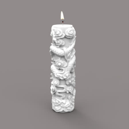 [해외]큰드래곤 양각 금형 사각형 원주 패턴 아로마 테라피 실리콘 DIY 홈 인테리어 도구