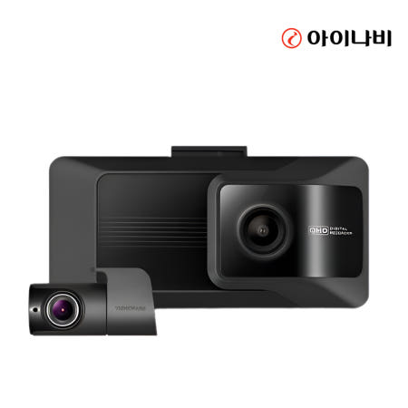 아이나비 QXD9000mini 64GB 블랙박스 전후방 QHD 2채널 설치비포함