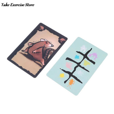 [해외]핫 재미있는 카드 게임 Kakerlaken Salat Poker Suppe Mogel 가족 파티 바퀴벌레 실내 11.5x11.5cm