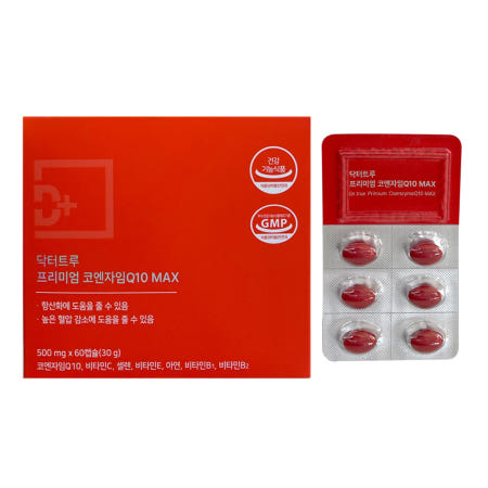 닥터트루 프리미엄 코엔자임 Q10 MAX 500mg x 60캡슐