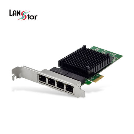 랜스타 LS-EX4G 인텔 4포트 PCIe 기가 랜카드