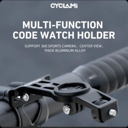 CYCLAMI 360 회전 자전거 컴퓨터 마운트 홀더 Go Pro 8-13 X5/X4/X2 X3/GO 3S/Ace 2/ace/DJI 카메라 액세서리