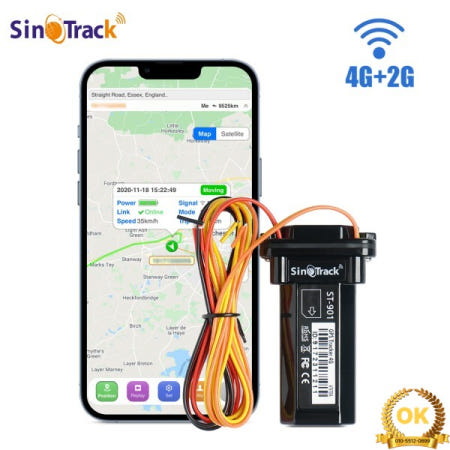 무료 온라인 추적 앱이 포함된 자동차 차량 GPS 장치 오토바이용 최고의 SinoTrack 4G 트래커 방수 배터리