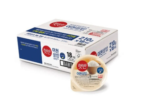 씨제이 햇반 이천 쌀밥 210g x 18개 코스트코 이천쌀 즉석밥