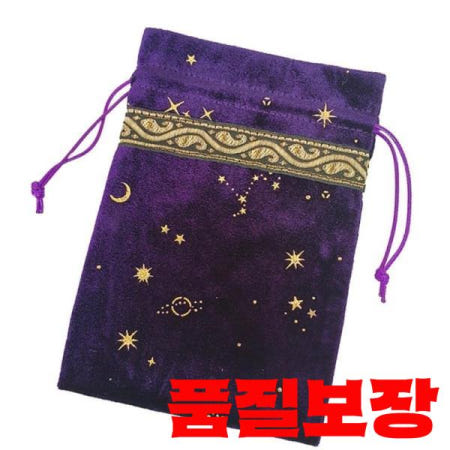 [해외]플란넬 타로 룬 가방 오지 Drawstrings 쥬얼리 파우치 주최자 보드 게임 보관을위한 손 선물
