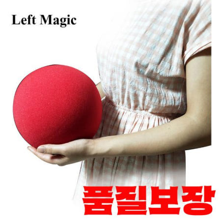 대형 레드 매직 스펀지 볼 (직경 20cm) 트릭 소프트 우수한 탄력성 클래식 클로즈업 소품