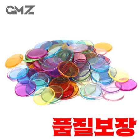 플라스틱 포커 칩 빙고 보드 게임 마커  카운트 장난감 가족 클럽 파티 용품 100 개/로트