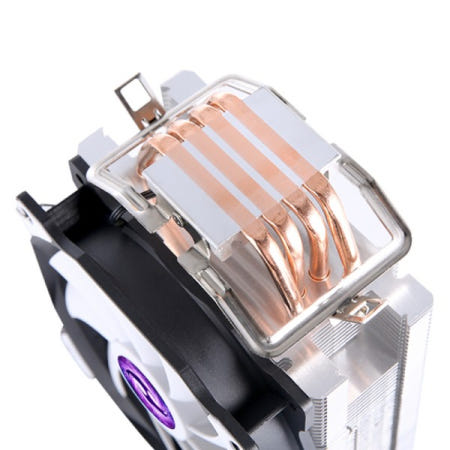 [해외]란슈오 120mm 팬 4 히트파이프 4핀/PWM CPU 프로세서 공랭 쿨러 LGA1851 1700 115x X79 슬롯 장착 가능
