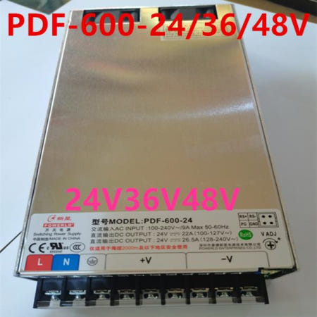 POWERL PDF-600 24V36V48V 용 기존 새 전원 공급 장치