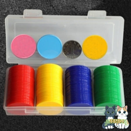 [해외]100 개/몫 32mm 플라스틱 포커 칩 카지노 빙고 재미 가족 클럽 카니발 게임 통화
