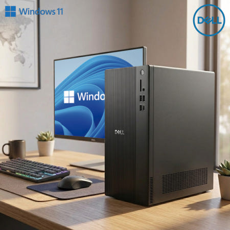DELL Tower ECT1250-UB007KR 컴퓨터 / 윈도우11 Pro 설치 / RAM 8GB / NVMe SSD 512GB