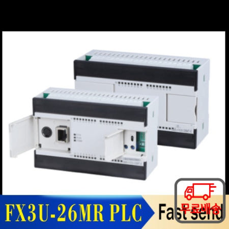 FX3U-26MR PLC 이더넷 포트 포함 로직 릴레이 아날로그 보드의 무료 USB-SC09-FX 케이블