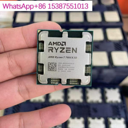 1개 R7 7800X3D 게임 프로세서 CPU 분산형 AM5 슬롯 8코어 16스레드