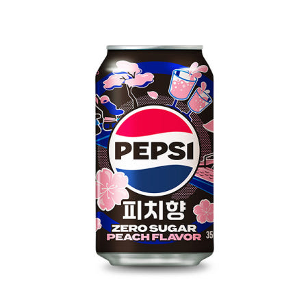 펩시콜라 제로슈거 피치향 355ml, 48개