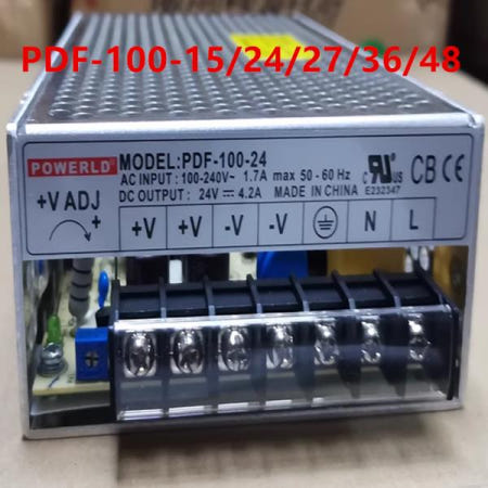 [해외]POWERLD 100W PDF-100-15 PDF-100-24 PDF-100-27 PDF-100-36 PDF-100-48용 새 전원 공급 장치