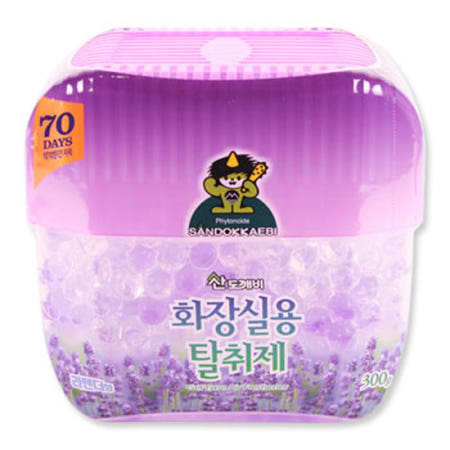산도깨비 화장실용 탈취제(라벤더향)300g