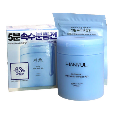 한율 어린쑥 속수분 쑥히알 패드 기획 60매+10매