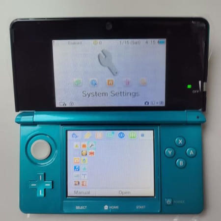 리퍼비시 3DS 휴대용 비디오 게임 콘솔 - FBI 잠금 해제된 레트로 무료 다운로드 포함
