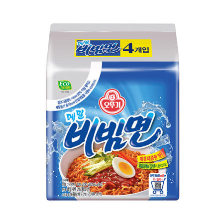 봉지라면 오뚜기 메밀 비빔면 130g, 32개