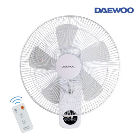 대우 DEF-KW616EA 벽걸이 5엽 선풍기 리모컨 16인치
