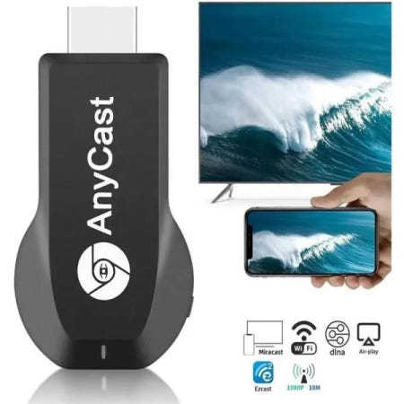 M2 Plus 무선 WiFi 디스플레이 IOS 용 AnyCast DLNA Airplay Miracast 1080P HDMI 호환 TV 동글 수신기