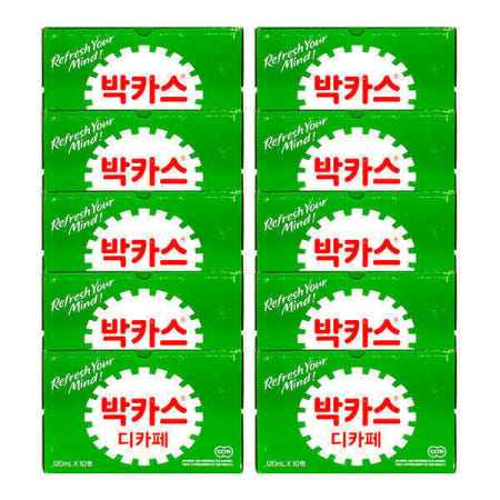 동아 박카스 디카페 타우린 피로회복제 자양강장 바카스 바카스D 120ml, 100개