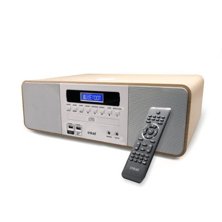 인켈 IK-A360CD 블루투스 오디오 오크 화이트