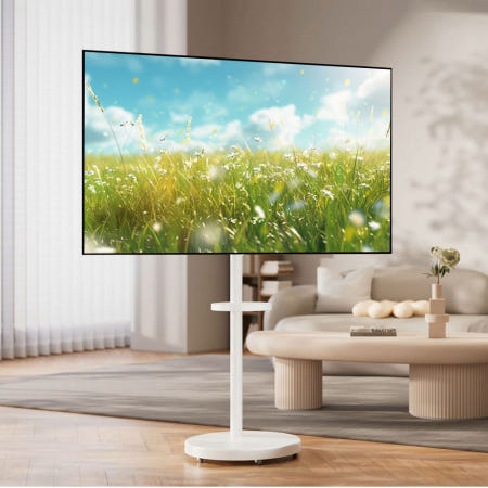 [월드림]삼탠바이미 65인치 LG 호환 이동식TV거치대 티비스탠드 OLED65G4KNA OLED65G4KNA OLED65E9KNA
