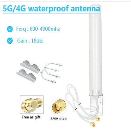 무선 네트워크 라우터 안테나 향상된 신호 5G LTE 완벽방수 18dBi 이중 오버헤드 케이블 모든 도메인 WiFi