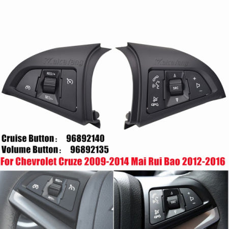 크루즈 컨트롤 스위치 다기능 스티어링 휠 버튼 Chevrolet Cruze Mai Rui Bao 용 Bluetooth 오디오 속도 제어