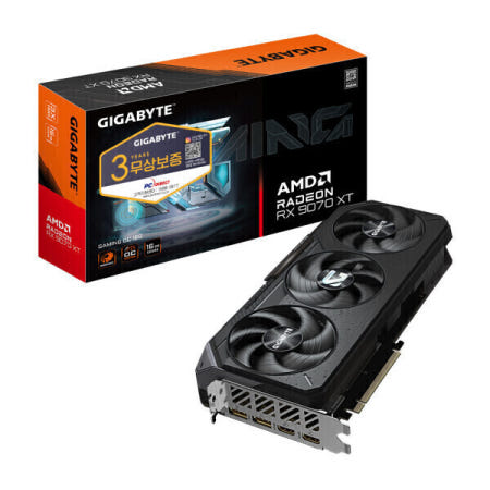 기가바이트 GIGABYTE 라데온 RX 9070 XT GAMING OC D6 16GB