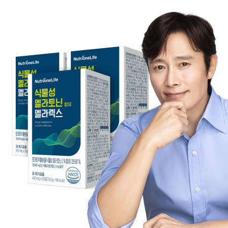 뉴트리원 식물성 멜라토닌 2mg 함유 멜라렉스 30정, 3개