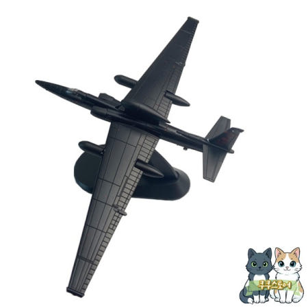 [해외]1/144 스케일 미국 U-2 드래곤 레이디 정찰 비행기 다이 캐스트 금속 항공기 장식 모델 소년 생일 장난감 선물