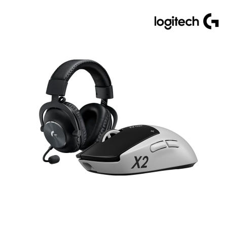 로지텍 PRO X2 SUPERSTRIKE (슈퍼스트라이크/지슈스)+PRO X 2 LIGHTSPEED 무선 헤드셋 게이밍 콤보