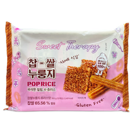 찹쌀 누룽지 츄러스맛 300g
